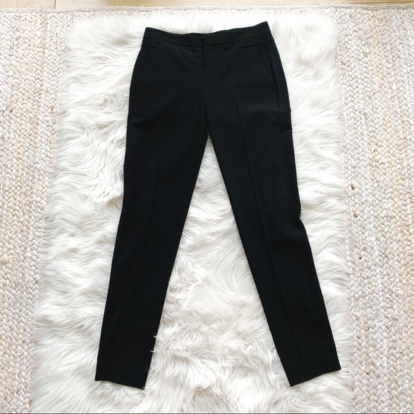 Helmut Lang Pants - Helmet Lang Black Tapered Wool Pants